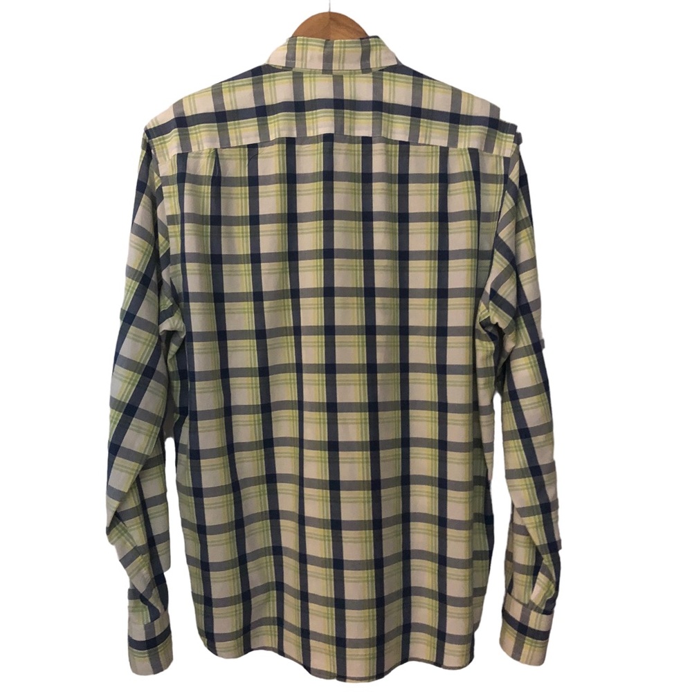 J. Crew men’s cotton shirt button down long sleeve plaid one pocket